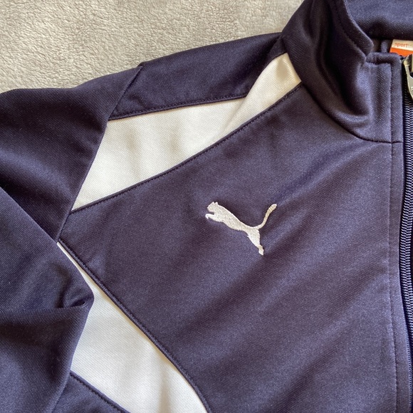 Puma polyester zip jacket youth size xl or size 14 - Picture 3 of 4